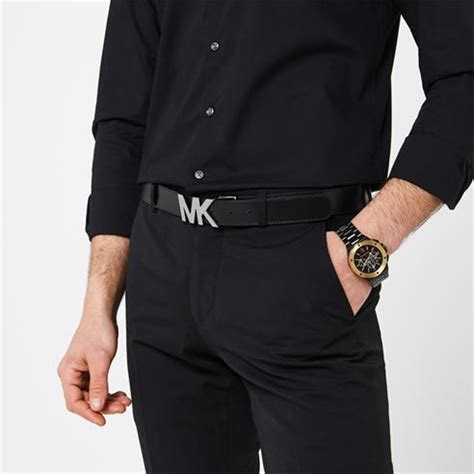 michael kors men's belt amazon|michael kors belt reversible.